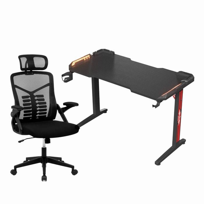 Advwin 120cm Gaming Office Desk & Gaming Office Chair