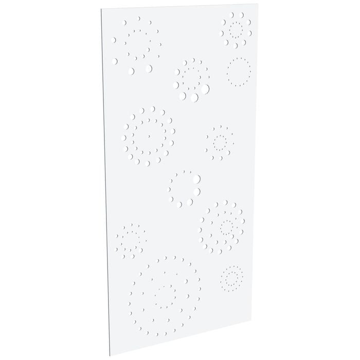 ProtectorAl 300-1200w x 1201-2400h Satin White/Gloss White Fireworks Unframed Composite Deco Panel