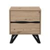 Cosmoliving Grayson Two Drawer Bedside Table Bundle