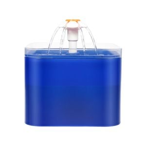 Yes4pets Automatic Electric Pet Water Fountain Dog Cat Water Feeder Bowl Dispenser W Led