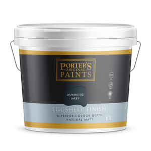 Porter's Paints 10L Gunmetal Grey Eggshell Finish