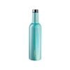 TraVino Insulated Wine Flask - 750ml Aqua Mist (Glitter)