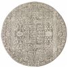 The Rug Connection Sense 256 Silver 150x150cm - Small Round Transitional Pet Friendly Indoor Rug