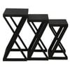 Centrum Furniture Manhattan Nesting Table - Set of 3 - Chocolate