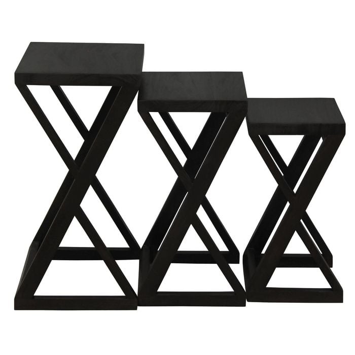 Centrum Furniture Manhattan Nesting Table - Set of 3 - Chocolate