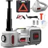 Advwin Electric Car Jack 5 Ton 12V with Electric Impact Wrench and Tire Inflator Pump (15-45cm)