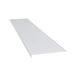 Flexi Storage Home Solutions 1840 x 335mm White Double Slot Front A Wire Shelf