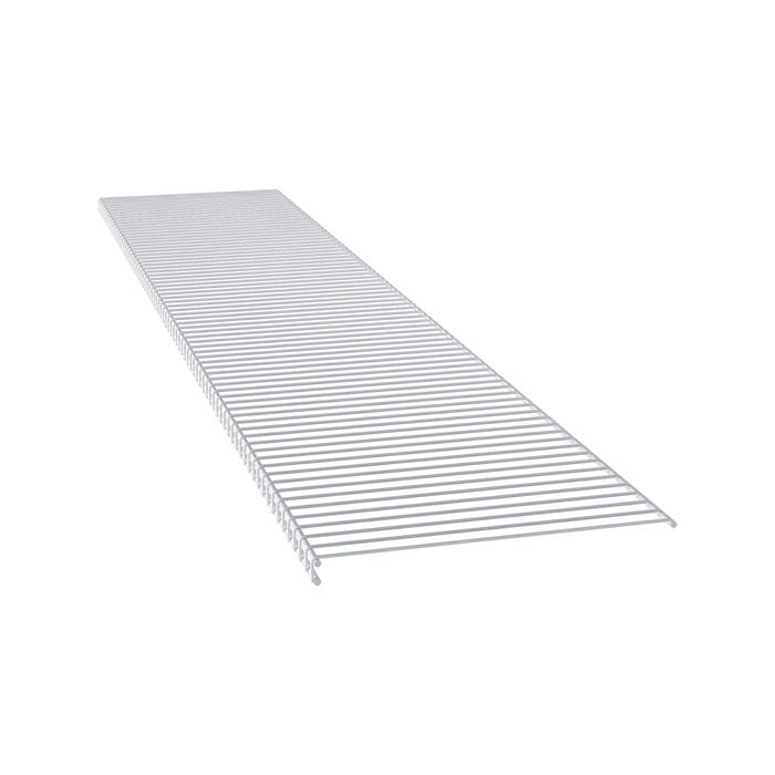 Flexi Storage Home Solutions 1840 x 335mm White Double Slot Front A Wire Shelf