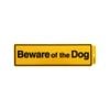 Brutus Beware of the Dog 331 x 96mm Self Adhesive Plastic Sign