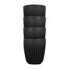 Huskee Reusable Coffee Cups Huskeecup Charcoal 8oz 289ml 4 Pack Responsible
