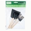 Crafted Assorted Sponges Paint Brushes - 5 Pack