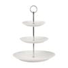 Maxwell & Williams White Basics 3-Tiered Porcelain Cake Stand