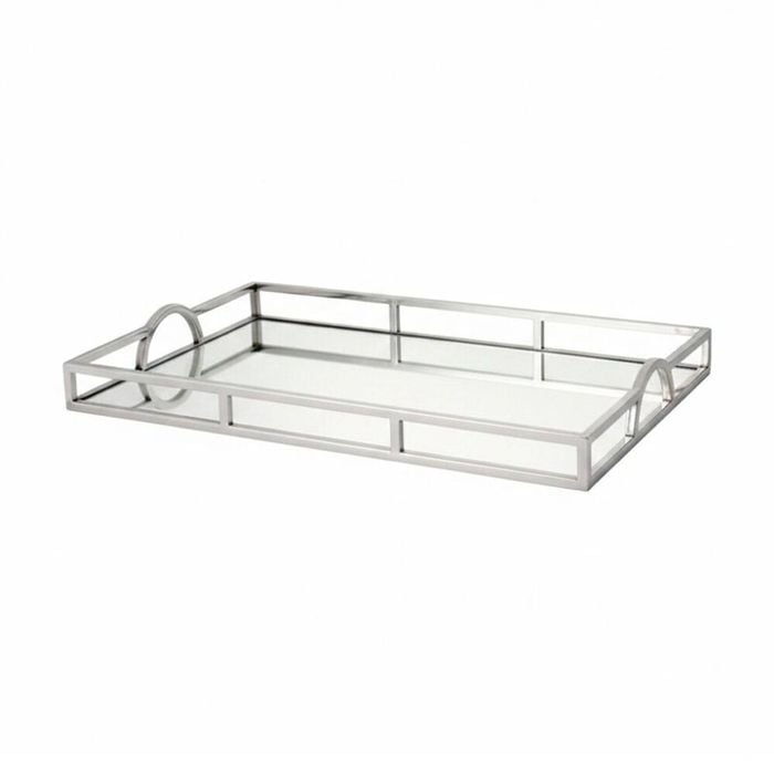 SS Collective Small Rectangle Arch Handle Serving Tray Mirror Finish 56cm