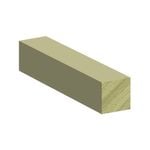 Porta 42x42mm 2.7m DAR Square H3 Primed FJ Pine