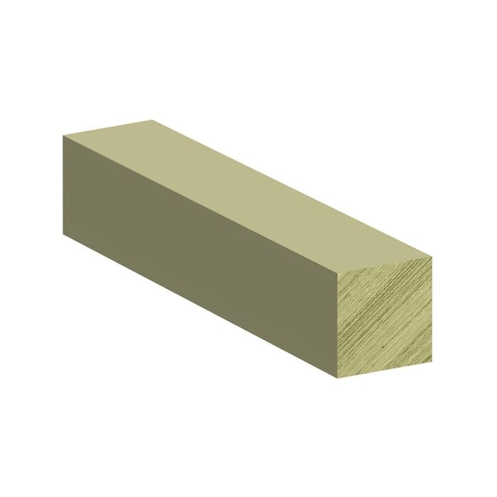 Porta 42x42mm 2.7m DAR Square H3 Primed FJ Pine