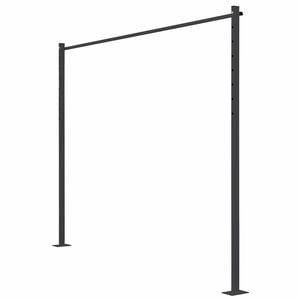 Austral 2.4m Monument Ground Mount Kit Plated Fold Down Clothesline Accessory