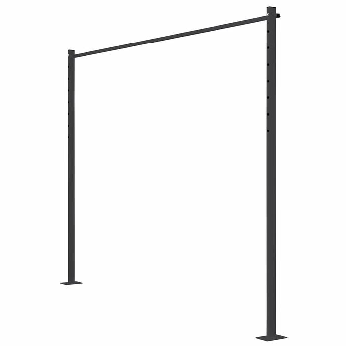 Austral 2.4m Monument Ground Mount Kit Plated Fold Down Clothesline Accessory