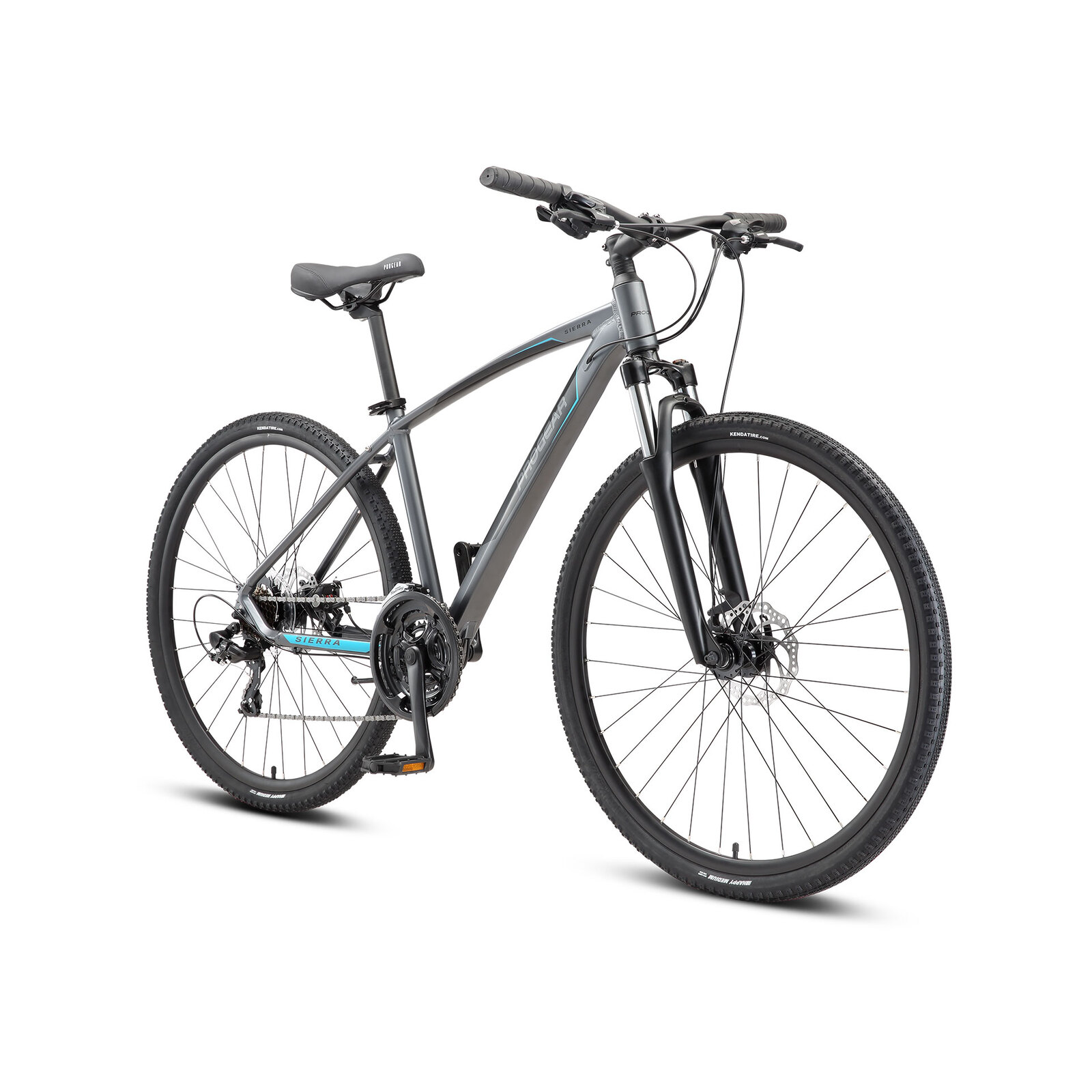 Progear Sierra Hybrid Bike 700c 19 in Graphite Bunnings Australia