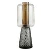 Nordhavn Replica Ensemble Table Lamp, 240v Modern Grey Glass Bedside Desk Light
