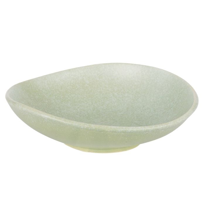 Davis & Waddell Greta Porcelain Raised Serving Plate Large Mint Green 25.2x24.1x7.8cm