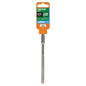 Sutton Tools 8.0 x 160mm 4 Cut SDS Plus Masonry Drill Bit