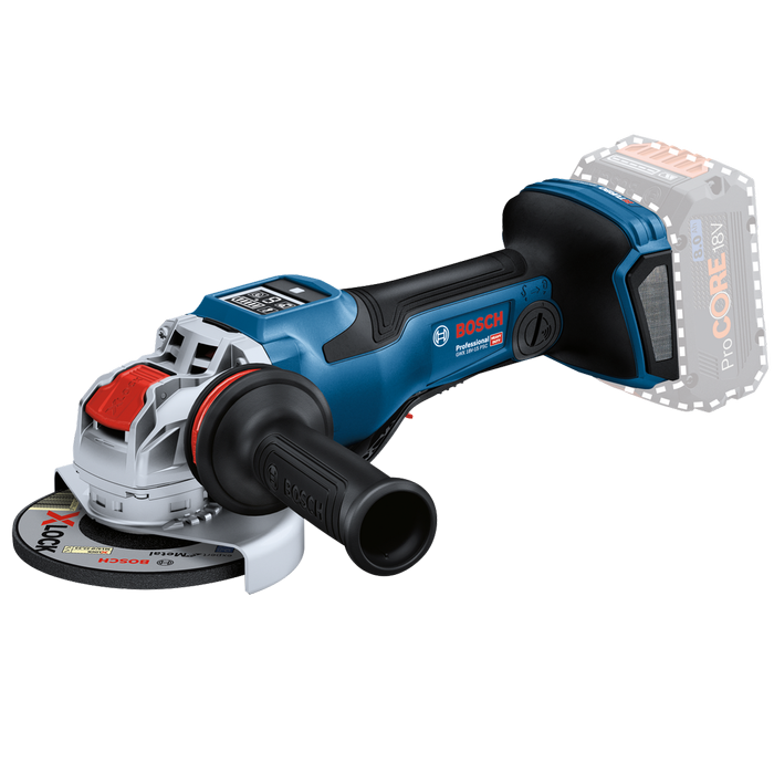 Bosch 18V Professional BITURBO 125mm Angle Grinder GWX 18V-15 PSC - Skin only