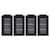 iDeer life 4 Pack Filter Compatible with ECOVACS T50 Robot Vacuum Cleaner