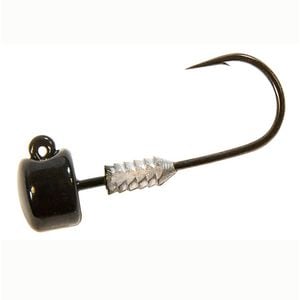 1/5oz/Size 1 Hook TT Lures Black Nedlockz Jighead - Mushroom Head Jig Head