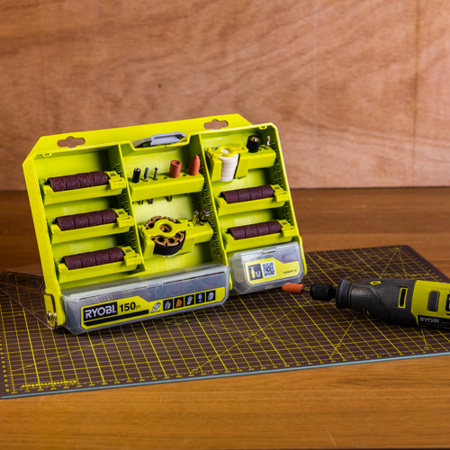 Ryobi 150 Piece Twist Lock All Purpose Rotary Set