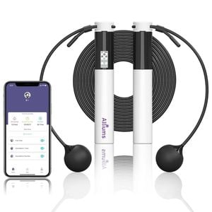 ALLIUMS Smart Jump Rope with App Tracking, Bluetooth & Adjustable Length