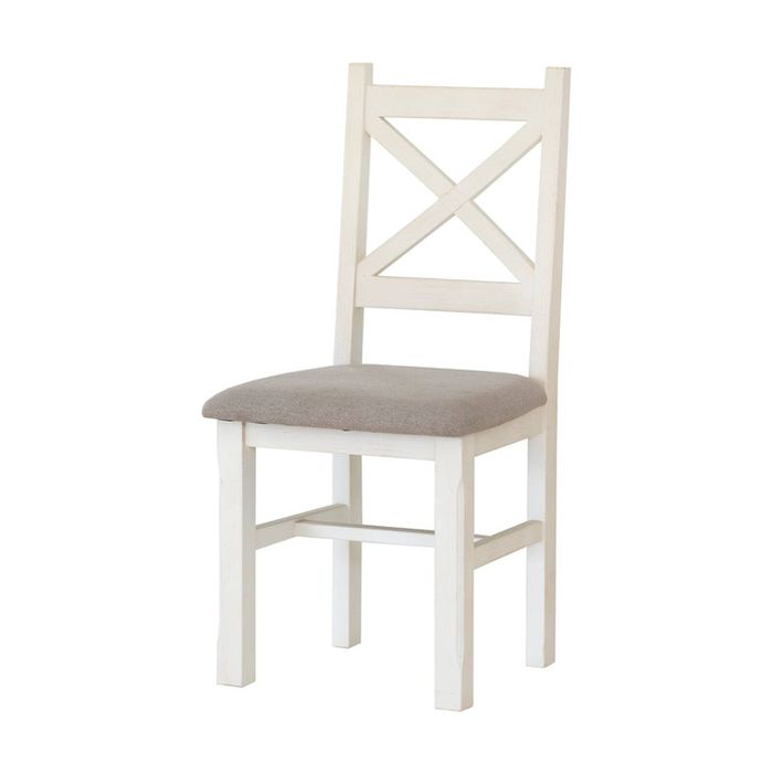 1825 Interiors Byron Dining Chair Reclaimed Pine Furniture With Cushion Two-Tone
