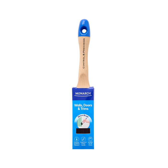 Monarch 38mm Walls Doors And Trims Synthetic Paint Brush