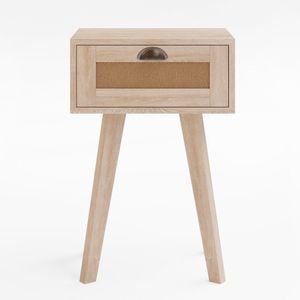 Rattan Cane Bedside Table