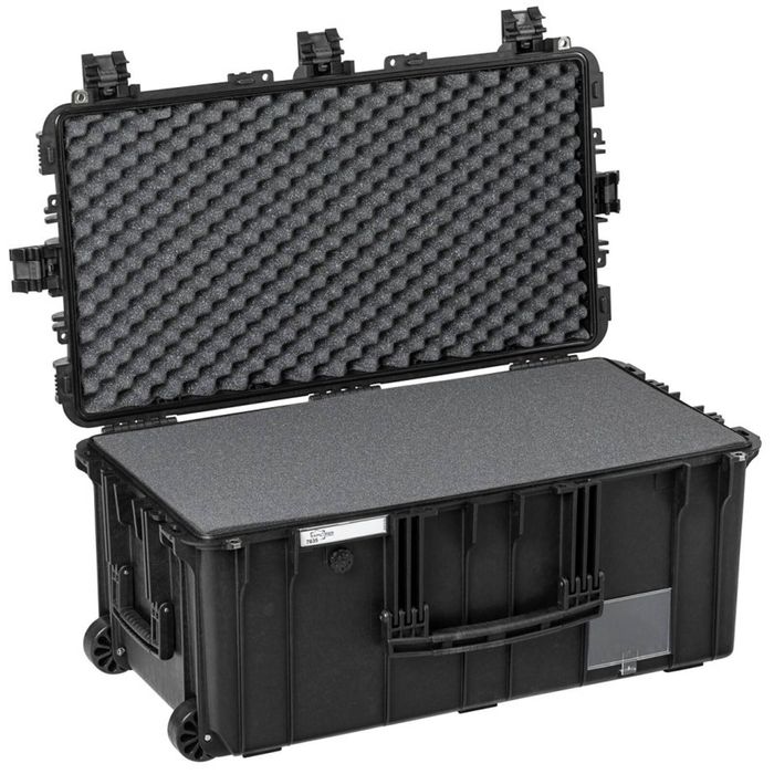 Explorer 7635hlb Black Heavenly Light Waterproof Wheeled Foam Filled Case