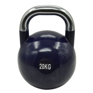 20kg Steel Pro Grade Competition Kettlebell Weight - Home Gym Strenth Training