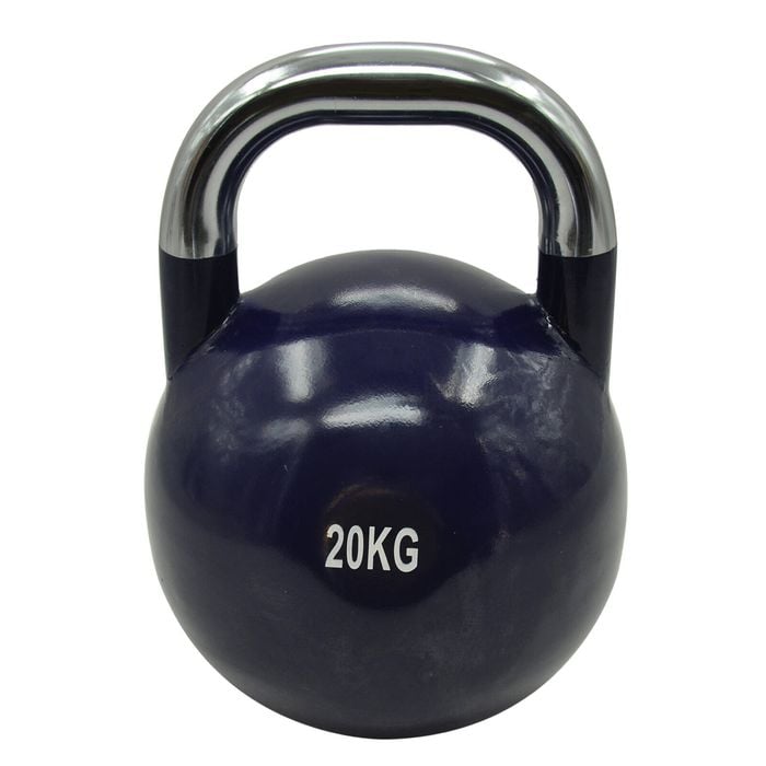 20kg Steel Pro Grade Competition Kettlebell Weight - Home Gym Strenth Training