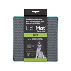 LickiMat Soother Tuff Slow Food Mat Dog Bowl - Orange