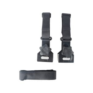 2pc Wildtrak 5cm Deluxe Caravan Awning Deflapper Strap Camping Accessory Blk