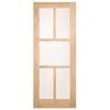 Corinthian 2040 x 920 x 35mm Internal Door White Oak Translucent Glass AMODG24 - 920mm