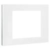 HPM VIVO Coverplate - White Gloss / Chrome