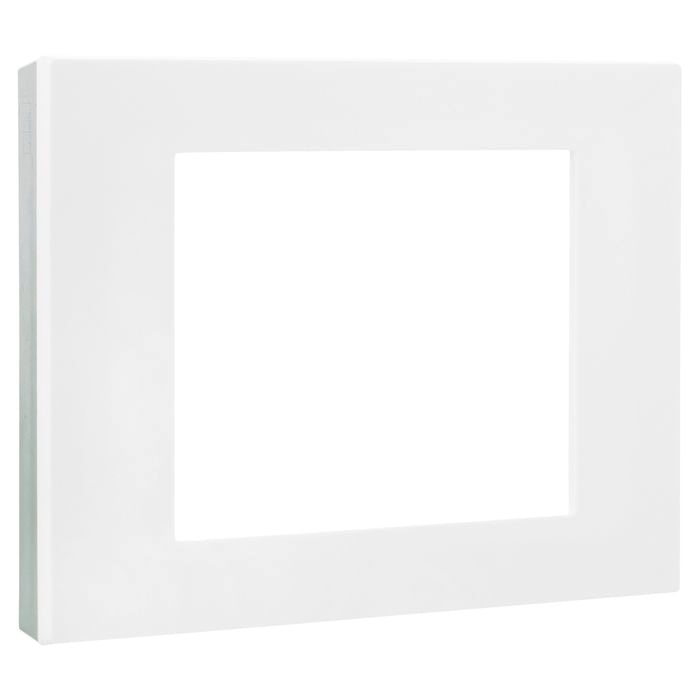 HPM VIVO Coverplate - White Gloss / Chrome