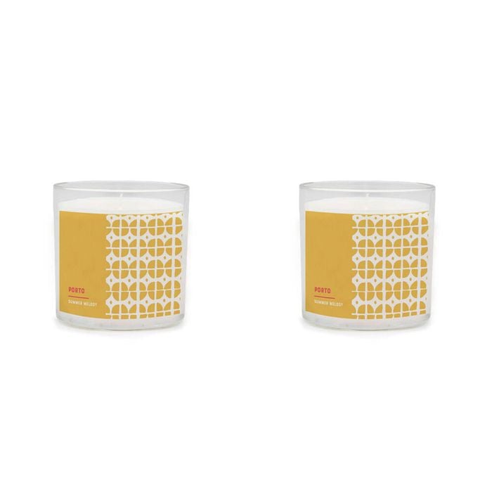 2PK Porto Illumina 425g Scented Wax Candle Summer Melody