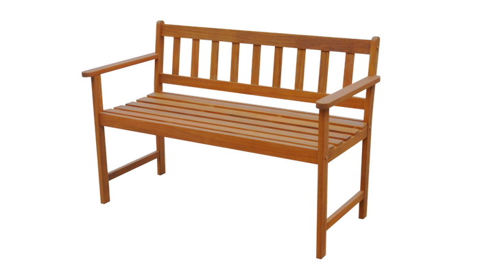 Marquee 2-Seater Outdoor Timber Bench