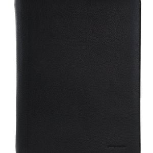 Pierre Cardin Unisex Leather A4 Business Notepad/folio Case Black