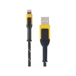 DeWALT Charging Cable Reinforced with Kevlar Lightning to USB 1.2m