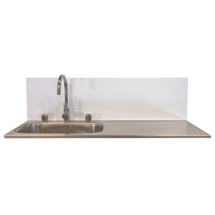 Dissco Laundry Splashback 1120x300mm White