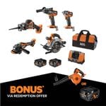 AEG 18V FUSION/Brushless 5-Piece 4.0Ah Kit