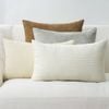 Gioia Casa Corduroy Velvet Cushion Covers - Soft Velvet Fabric with Hidden Zipper - Gradient Beige, 30cm x 50cm (Pack of 4)