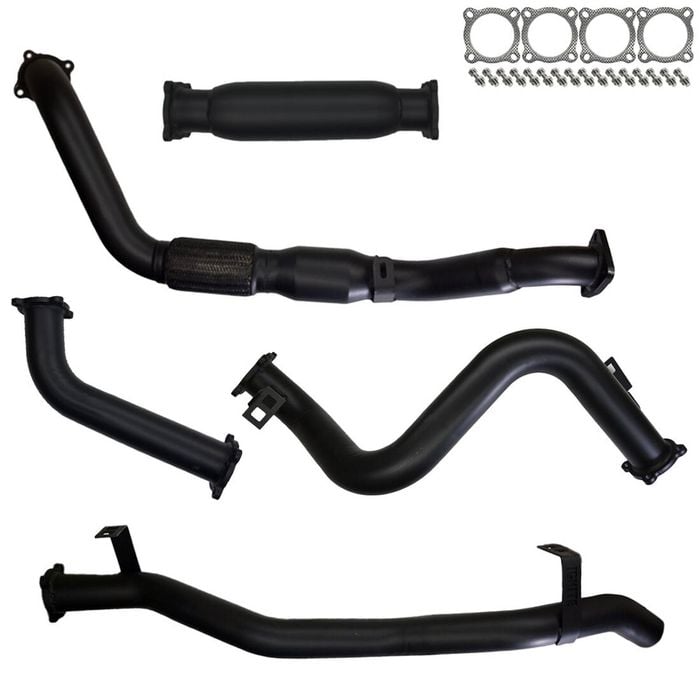 Ignite Exhausts Turbo Back For Toyota Landcruiser 79 Series V8 S/cab 3" Cat & Hotdog 409 Stainless Steel