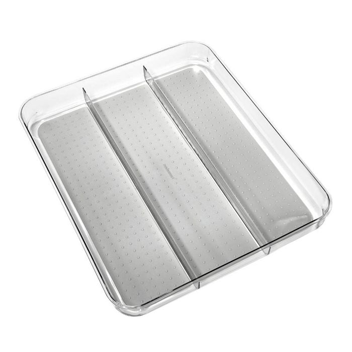 Madesmart Soft Grip Utensil Tray Clear